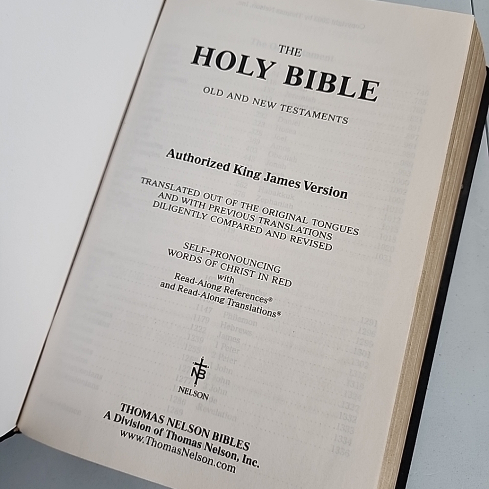 KJV Giant Print Bible ISBN 9780840703446 King James Version Nelsons - Picture 7 of 11